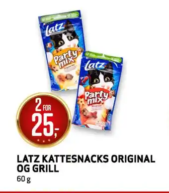 Bunnpris Latz kattesnacks original og grill tilbud