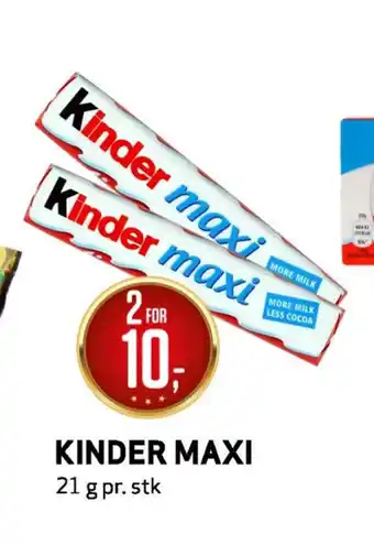 Bunnpris Kinder maxi tilbud