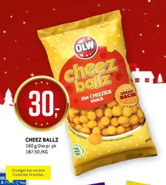 Bunnpris Cheez ballz tilbud