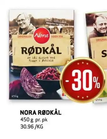 Bunnpris NORA RØDKÅL tilbud
