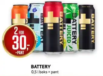 Bunnpris BATTERY tilbud