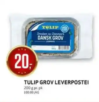Bunnpris Dansk grov leverpostei tilbud