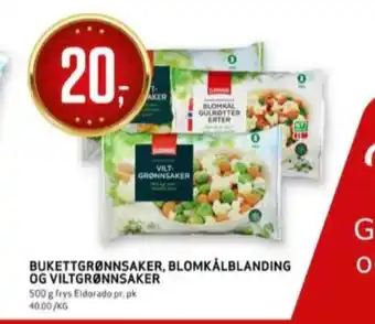 Bunnpris Eldorado bukettgrønnsaker tilbud