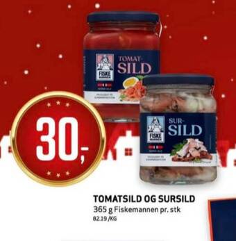Bunnpris Fiskemannen sild tilbud