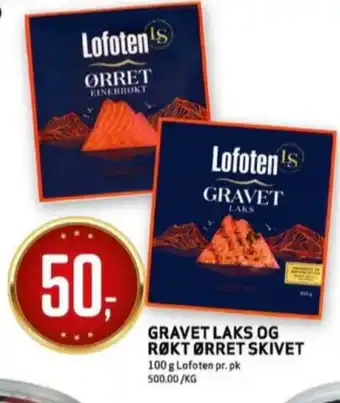 Bunnpris Lofoten laks tilbud