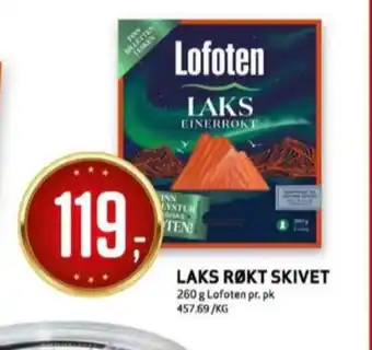 Bunnpris Lofoten laks tilbud
