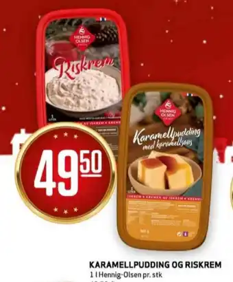 Bunnpris Hennig-olsen riskrem tilbud