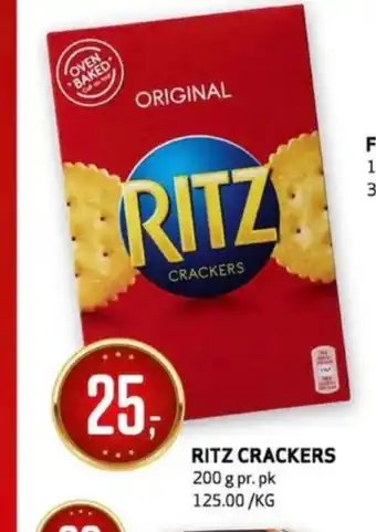 Bunnpris Ritz crackers kjeks tilbud