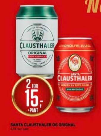 Bunnpris Clausthaler øl tilbud