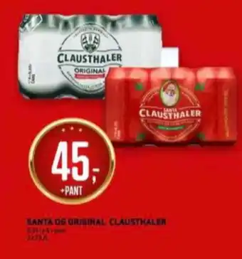 Bunnpris Santa clausthaler øl tilbud