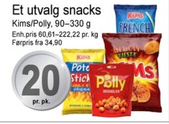 Joker Kims snacks tilbud