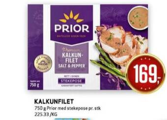 Bunnpris Prior kalkunfilet tilbud