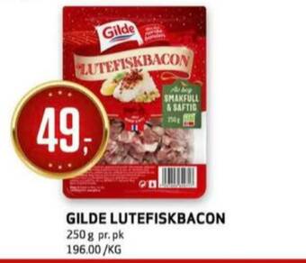 Bunnpris Gilde bacon tilbud
