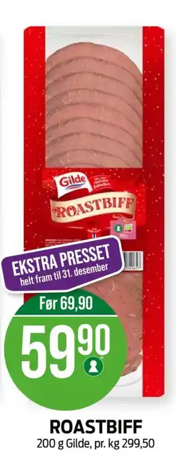 Kiwi Gilde roastbiff tilbud