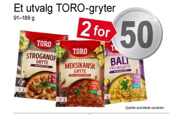 Joker Toro ferdigretter tilbud