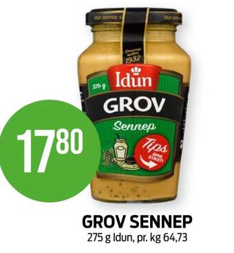Kiwi Idun grov sennep tilbud