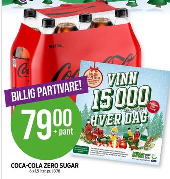 Kiwi Coca-cola zero brus tilbud