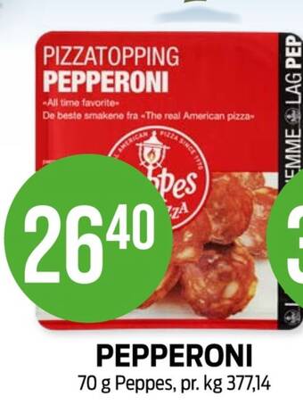 Kiwi Peppes pizza pepperoni tilbud