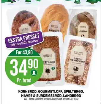 Kiwi Bakehuset brød tilbud