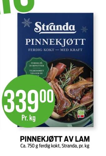 Kiwi Stranda pinnekjøtt tilbud