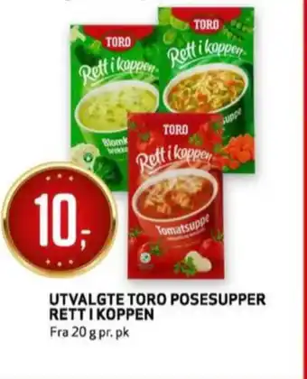 Bunnpris Rett i koppen instant retter tilbud