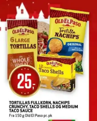 Bunnpris Old el paso tortillas tilbud