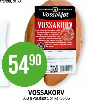 Kiwi Vossakjøt vossakorv tilbud