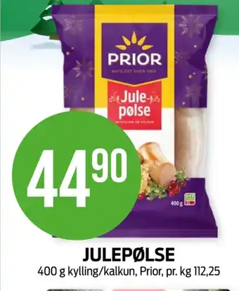 Kiwi Prior julepølse tilbud