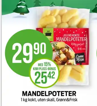 Kiwi Grønn og frisk poteter tilbud