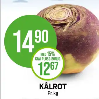 Kiwi Ukjent kålrot tilbud