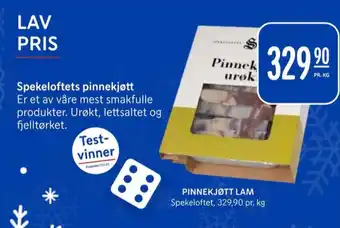 Rema 1000 Spekeloftet pinnekjøtt tilbud