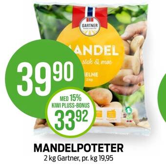 Kiwi Gartner poteter tilbud