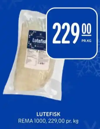 Rema 1000 Rema 1000 lutefisk tilbud