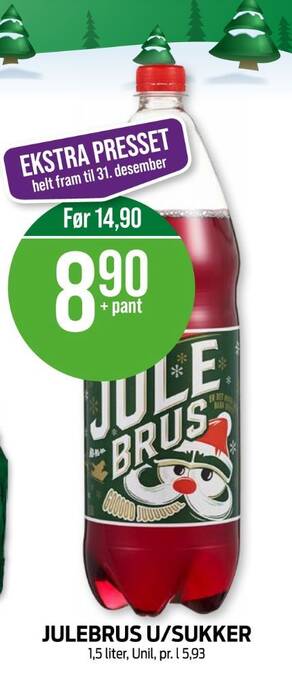 Kiwi Ukjent julebrus tilbud
