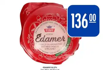 Rema 1000 Tine edamer tilbud
