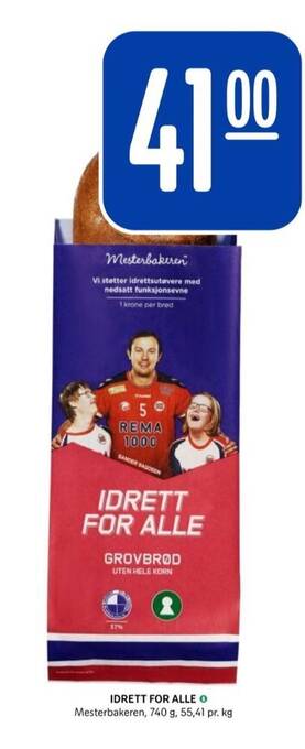 Rema 1000 Mesterbakeren brød tilbud