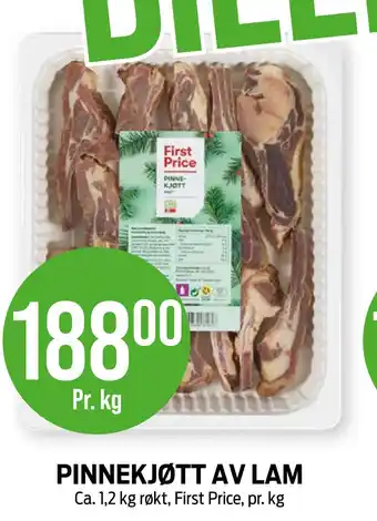 Kiwi Pinnekjøtt av lam tilbud