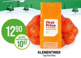 Kiwi Klementiner tilbud