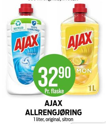 Kiwi Ajax allrengjøring tilbud