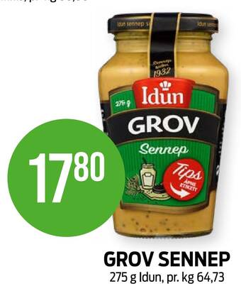 Kiwi Grov sennep tilbud