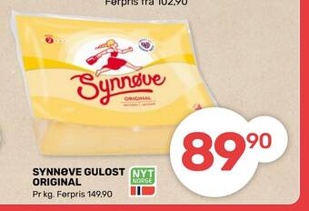 Matkroken Synnøve gulost original tilbud