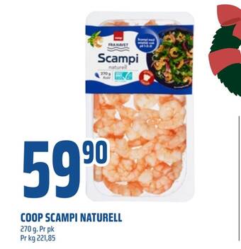 Coop Obs Coop scampi naturell tilbud