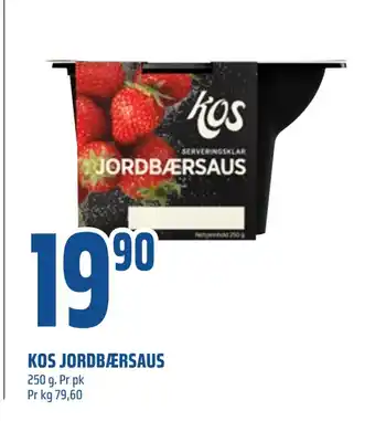 Coop Obs Kos jordbærsaus tilbud