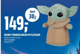 Coop Obs Disney mandalorian plysjfigur tilbud