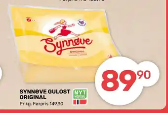 Coop Marked Synnøve gulost original tilbud