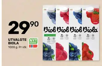 Coop Marked Utvalgte biola tilbud
