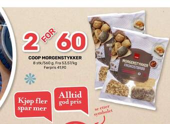 Coop Marked Coop morgenstykker tilbud