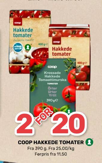 Coop Marked Coop hakkede tomater tilbud