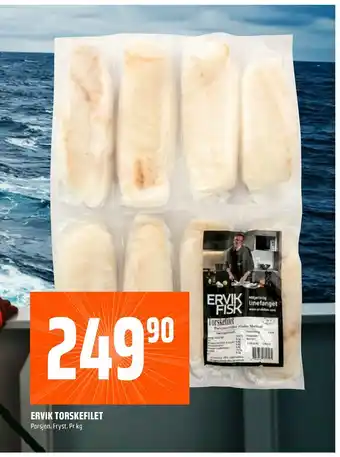 Coop Obs Ervik torskefilet tilbud