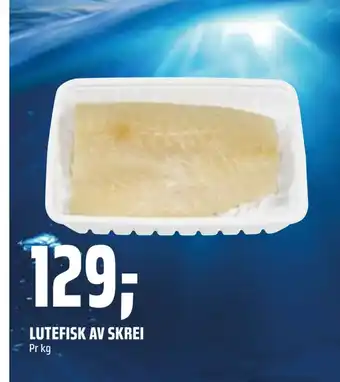 Coop Obs Lutefisk av skrei tilbud